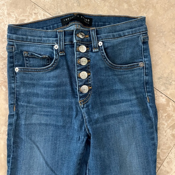 Veronica Beard Debbie Ankle Skinny High Rise Medium Wash Jeans Made In USA - Picture 3 of 8